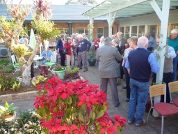 Members in Courtyard